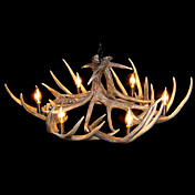 Artistic Antler Featured Chandelier with 6 Lights