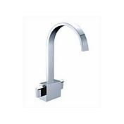 Chrome Finish Solid Brass Bathroom Sink Faucet