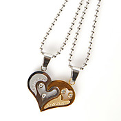 "I Love You" Necklace (set of 2)