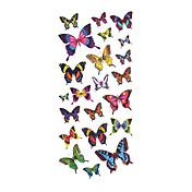 5 stk sommerfugl vanntett midlertidig tatovering (18.5cm * 9cm)