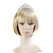 Capless Bob Style 100% Japanese Kanekalon Fiber Light Blonde Straight Hair Wig