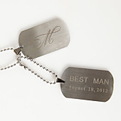 Personalized Tag Necklace - Initial
