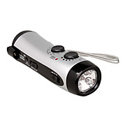 Multifunction Portable Dynamo Power 5-LED Flashlight (AM, FM Radio)