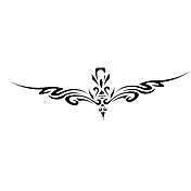 5 piezas de tatuajes temporales a prueba de agua (14 m * 4 cm)