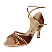 satinato / similpelle donne superiore tacco alto scarpe da ballo latino scarpe da ballo pratica