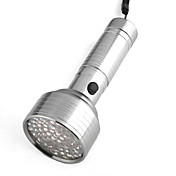 2-Modus 68-LED-Taschenlampe (4x10440, Silber)