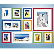 foto collezione di montature colorate muro - set di 10