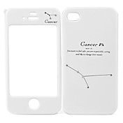 Constellation Design Full Body Case for iPhone 4/4S - Cancer