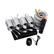 4CH Kit mit eingebautem SD-Karte dvr 4 Stk. wasserdichte Kamera (3.1 "Farb-CCD)