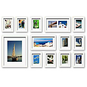 foto in bianco muro collezione di montature - serie di 13