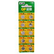 lr43 186a 1.5v alcaline ad alta capacità pulsante batterie (10-pack)