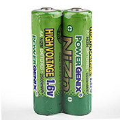 2500mAh 1.6V Ni-Zn pila AA (paquete de par)