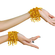 poliestireno con pulseras de abalorios danza del vientre más colores (1 par)