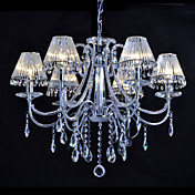 Lámpara Chandelier de Cristal con 6 Bombillas - VILLEURBANNE
