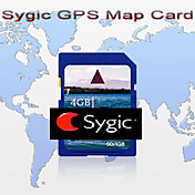originale de la marque Sygic carte GPS carte, avec 4 Go de carte SD standard