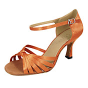 Satin Upper Dance Shoes Ballroom Latin Shoes for Women