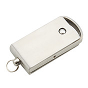 4gb inox chromé de style porte-clé USB flash drive (argent)