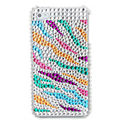caso pvc protetor com cristais capa para iphone 4, 4s