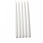 witte conische eenheid kaars set (set van 5)