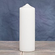 witte grote pijler eenheid kaarsen