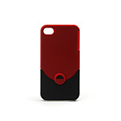 Protective Hard Back Case with Velvet Lining for iPhone 4 / 4S