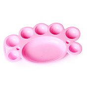 nail art palett maling oppvaskkluter spiker kunst verktøy for nail salon (tilfeldig farge)