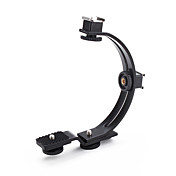 c poignée en forme de stabilisation pour caméscope léger et flash (noir)