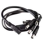 Female to 5 Male Plug DC Power Cable
