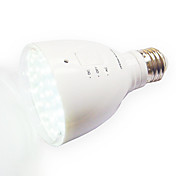 e27 3w luz natural recargable blanco conducido bombilla punto (85-265v)