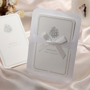 formal de estampado floral invitación de la boda doblado (juego de 50)