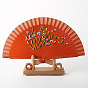 Spanish Style Orange Fan (Set of 4)