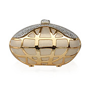 Silk With Gold Hardware Clutch/Evening Bag (More Colors)