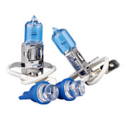 H3 100W super witte auto lampen DC 12V 1 paar (krijgt twee sugnal blubs gratis)