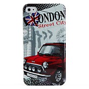 Protective Retro Style Polycarbonate Case for iPhone 4 and 4S (London Car)