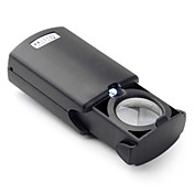 30x 21mm Schmuck Lupe Lupe mit LED-Licht