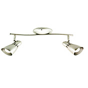 Semi Flush Mount with 2 Lights - Downward