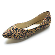 Suede Low Heel Closed Toe Animal Print Shoes (More Colors)
