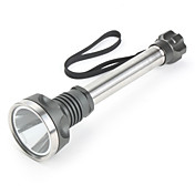 wa666 Cree t6 5-modus lommelykt (sølvaktig)