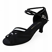 Customized Satin With Buckle Latin/Ballroom Performance Shoes (More Colors)