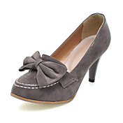Suede Stiletto Pumps With Bows For Party/Evening (More Colors)