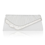 cetim com cristal / strass casamento / noite bolsa / embreagem