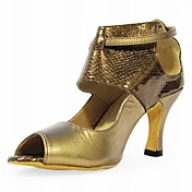 Customized Leatherette With Faux Snake Skin Dance Performance Shoes (More Colors)