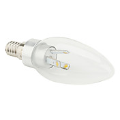 E14 3x1W 150LM 3000-3500K Warm White Light LED Candle Bulb (220-240V)
