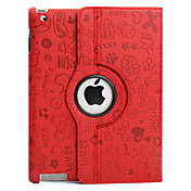 Leren Hoes + Standaard Voor iPad 2 (verschillende kleuren)