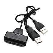USB 2.0 to 2.5" SATA HDD Cable Converter (Black)