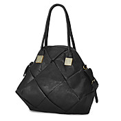 Trendy Ladies' PU Tote Bag With Sewing