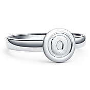 anillo de plata de los hombres de lujo personalizados romántica