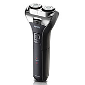 povos waterdicht dual-head roterende scheerapparaat (zwart)