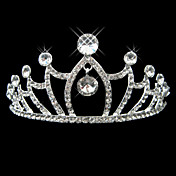 Gallant Alloy With Rhinestone And Pearl Bridal Tiara