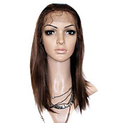 Lace Front Medium Long Silky Straight 100% India Reme Hair Wig Multiple Colors Available